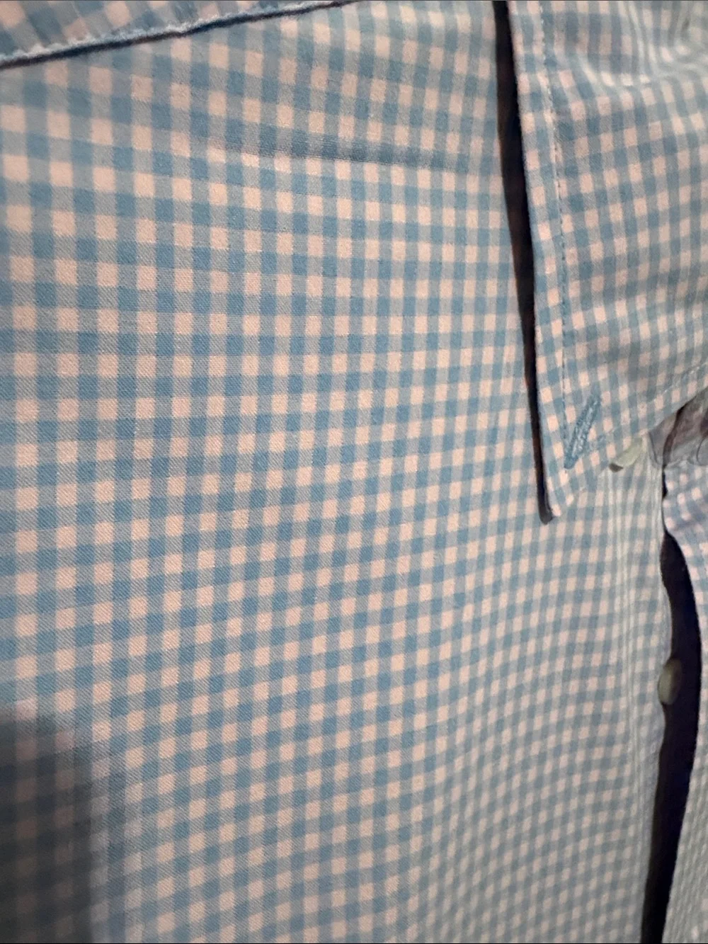 J. Crew Blue and Pink Tiny Check Dress Shirt - Size M